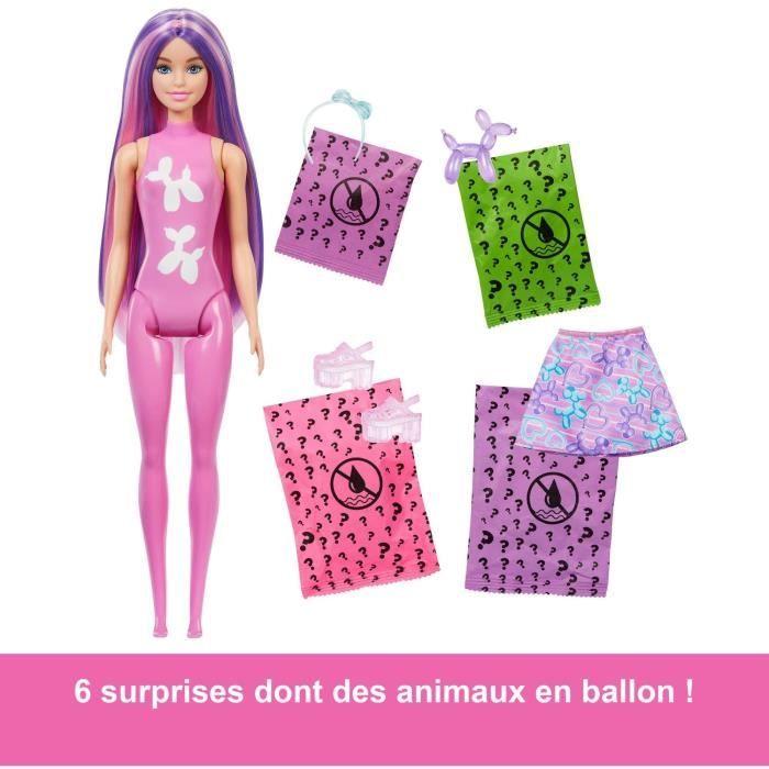 Barbie-Asortiment de Păpuși Color Reveal-seria animale cu baloane - Barbie - JFV58