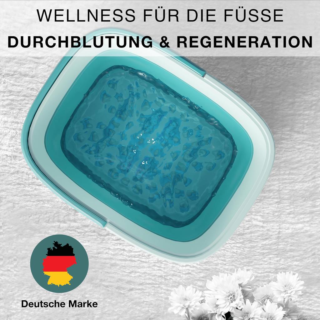 Collapsible Foot Bath Soak Tub with Handle for Washing Soaking Feet Portable Feet Spa Soaking Bucket with Massage Acupoint