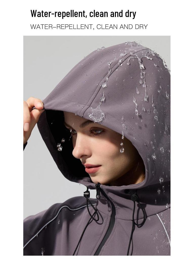 Windproof Hooded Water-Repellent Durable Outdoor Sports Jacket