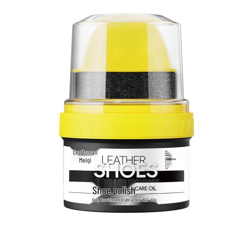 

Genuine Leather Shoe Polish: Shines, Nourishes, Waterproofs, Prevents Cracks, Repairs Color, Brightens, and Protects Leather Quality.