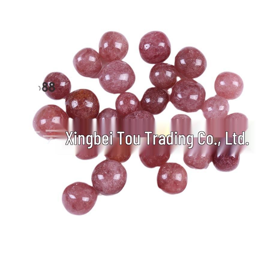 

Natural Red Strawberry Quartz Rounded Ornament Stone 2-3 cm, 500g
