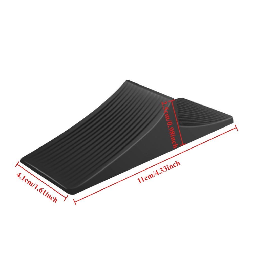 Dual Head Available Door Stopper Soft Wedge Non Scratch Protective Door Stop for Various Floor Types Home Improvement Dodgers