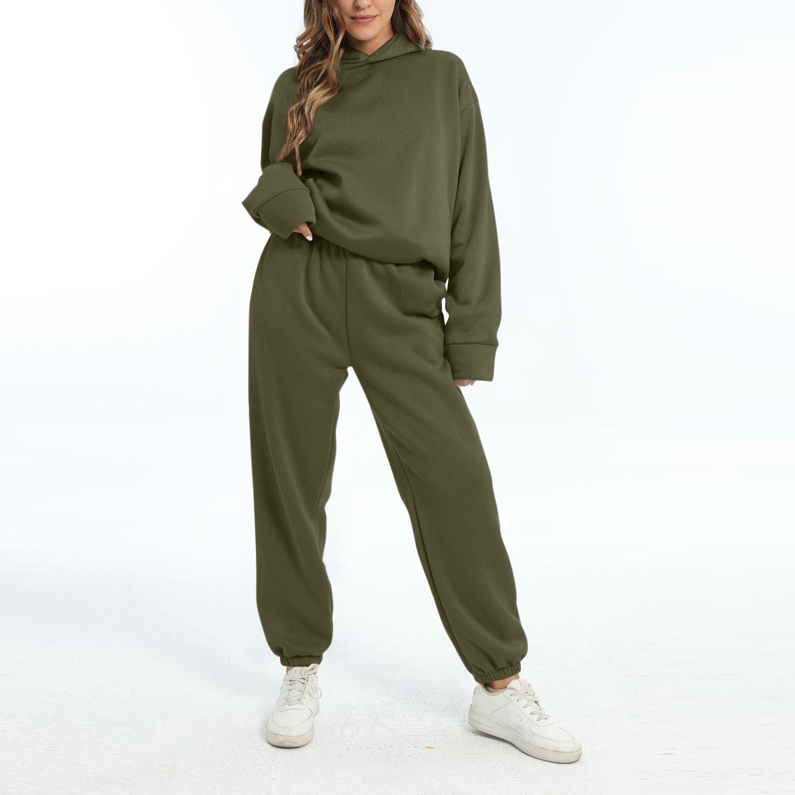 

Женские комплекты из двух предметов, толстовки с длинными рукавами, пуловер, толстовка, спортивные штаны, повседневный спортивный костюм для тренировок XXXL