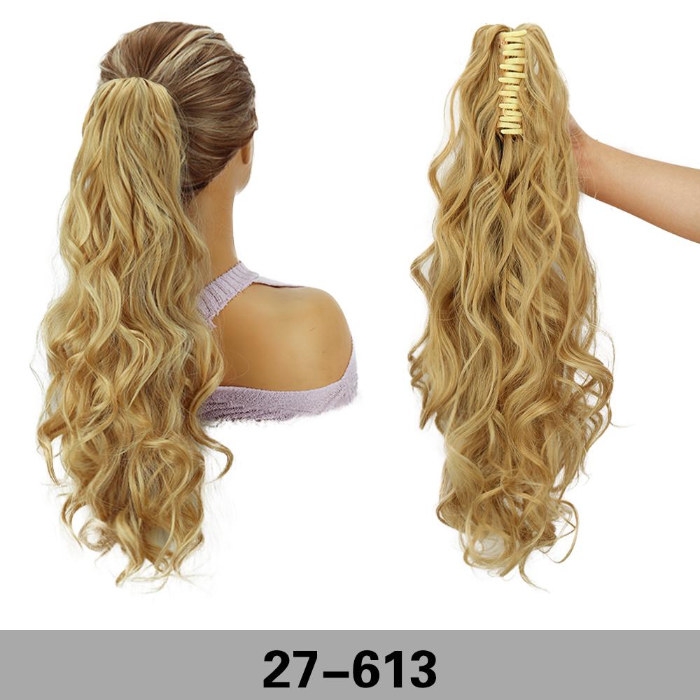 MISSQUEEN Synthetic Claw Drawstring Ponytail Ponytail Wig Extensions  Long Wavy Ponytail High Temperature Fiber For Women Cosplay Party Wear