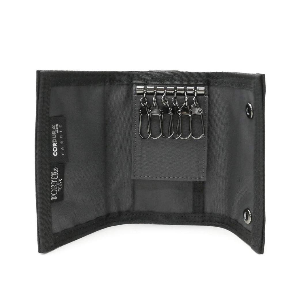 Porter PORTER Key Case [PORTER DILL] 653-09757 (Black)