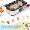 Joghurtbereiter, Griechischer Joghurtbereiter mit Deckel, 8 BPA-freie Glas-Innenbehälter à 180 ml, Joghurtbereiter mit LCD-Display-Timer
