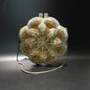 Handmade Rhinestone Floral Evening Clutch - Three-dimensional Design for Weddings & Banquets