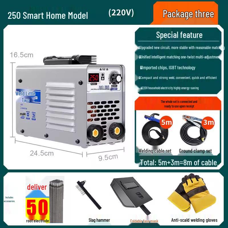 Weld Xiaoer 250: Compact Electric Welder, 220V Household & 380V Industrial Grade, Portable 315 Model