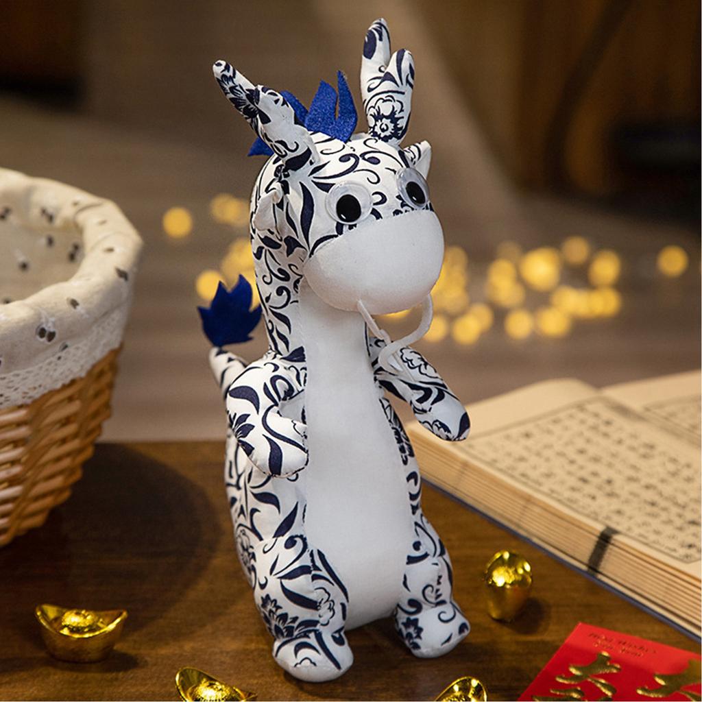Mascotte Drago di Capodanno Bambola Drago Simulazione Drago Zodiaco Peluche