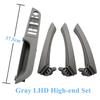 For BMW 3 Series E90 E91 316 318 320 325 328i LHD Top Quality Interior Plastic Door Pull Handle with Cover Trim Full Set