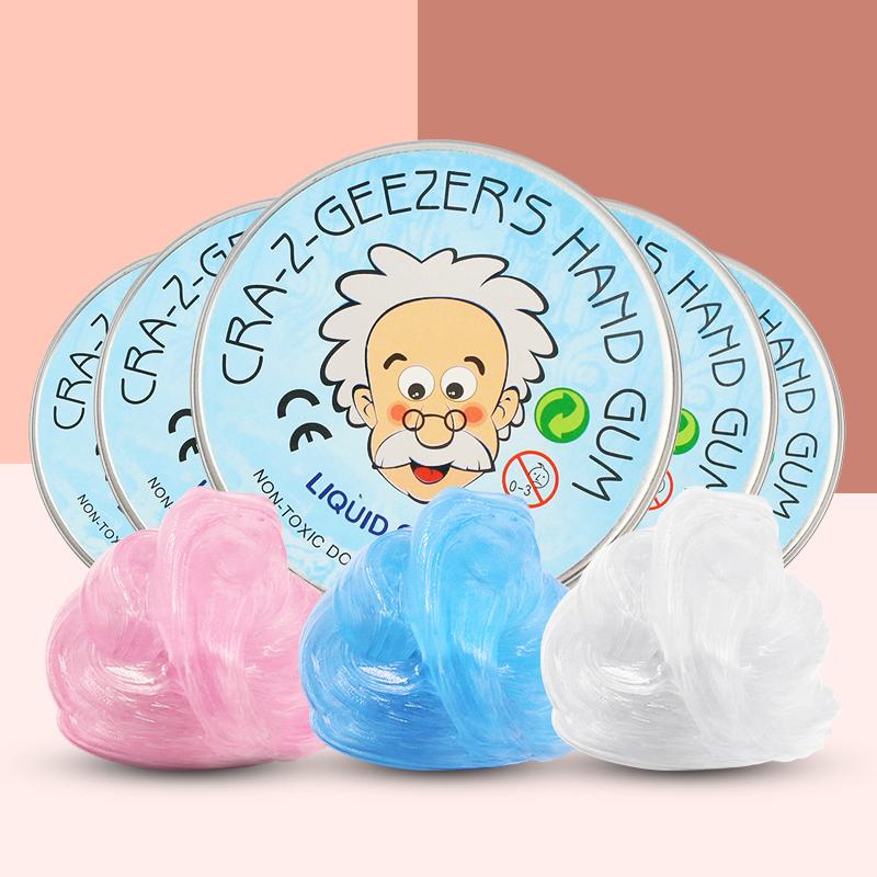 Non Newtonian Fluid Pinch Music Color Changing Glue Slime Non Stick Hand Decompression Toy Crystal Mud