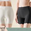 Ice Silk Seamless High Waist Tummy Control Women's Breathable Plus Size Safety Underlayer Pants