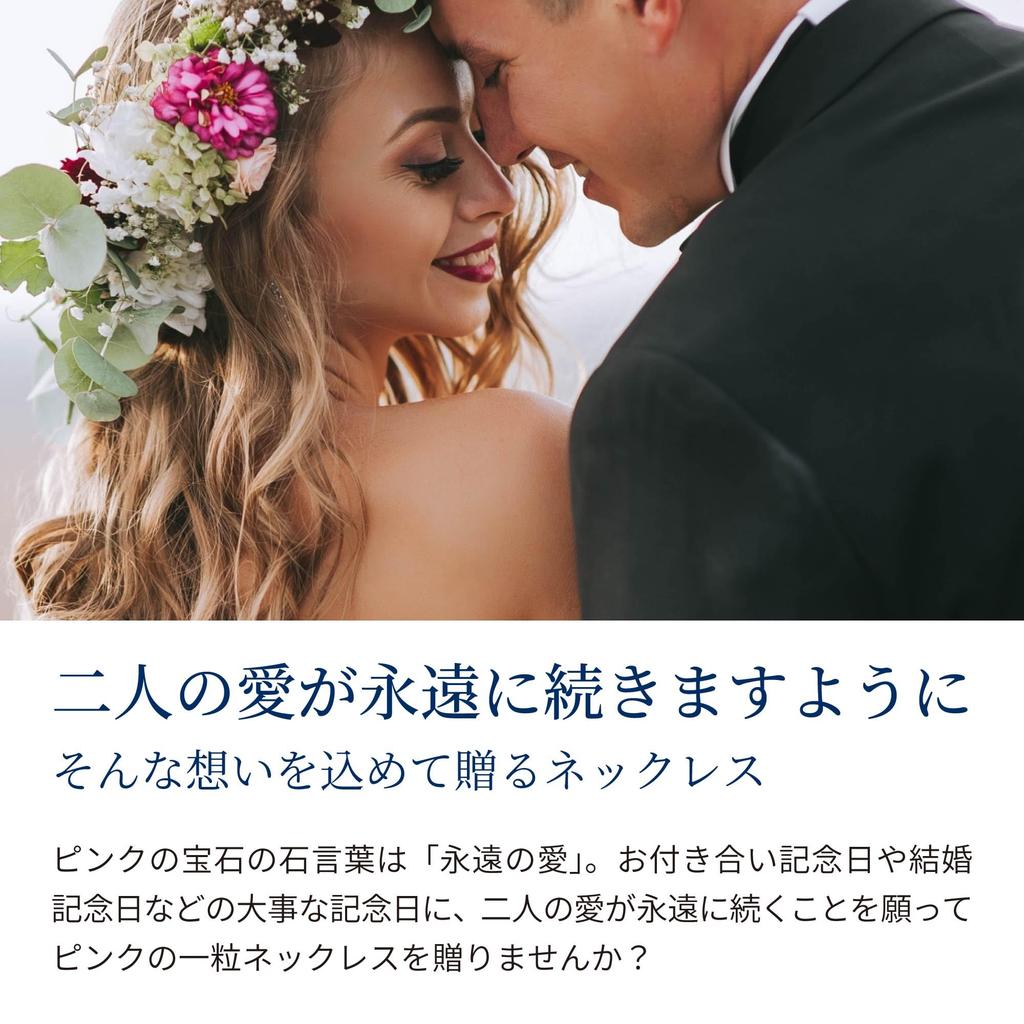 Gift from New York 1.25ct Platinum-Plated Solitaire Necklace for Women, Pink, 925 Sterling Silver, Hypoallergenic, Gift for Women