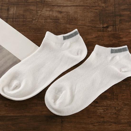 6 Paar Damensocken Buntes Streifenmuster Flacher Bund Schweißabsorbierend Versteckte Knöchelsocken Tägliches Tragen