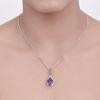 Natural Amethyst Pendant, 925 Sterling Silver Jewelry, Designer Jewelry, Gift for Daughter