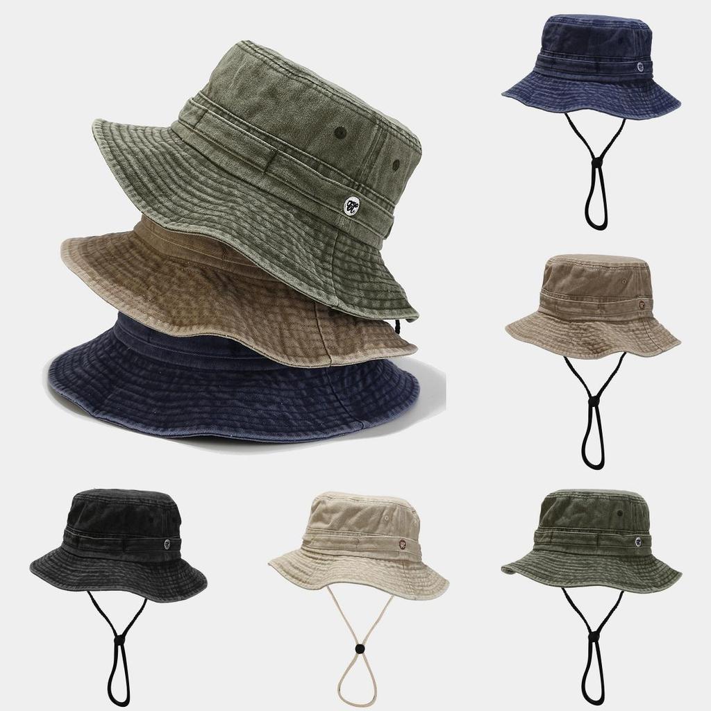 Retro Patching Sun Protection Cap With Wide Brim And Antiinsect Features For Outdoor Sports