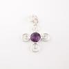 Amethyst Gemstone 925 Sterling Silver Jewelry Handmade Stylish Pendant For Girls PP-41-5