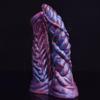 Female Double-headed Dildo Vagina and Anus Stuffed with Special-shaped Horns Masturbation Device Adult Sex Toys At the Same Time