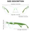2PCS Full-Frame Cat Eye Presbyopic Glasses Blue Light Blocking Reading Eyewear Fashion Care of Eyes for Men And Women