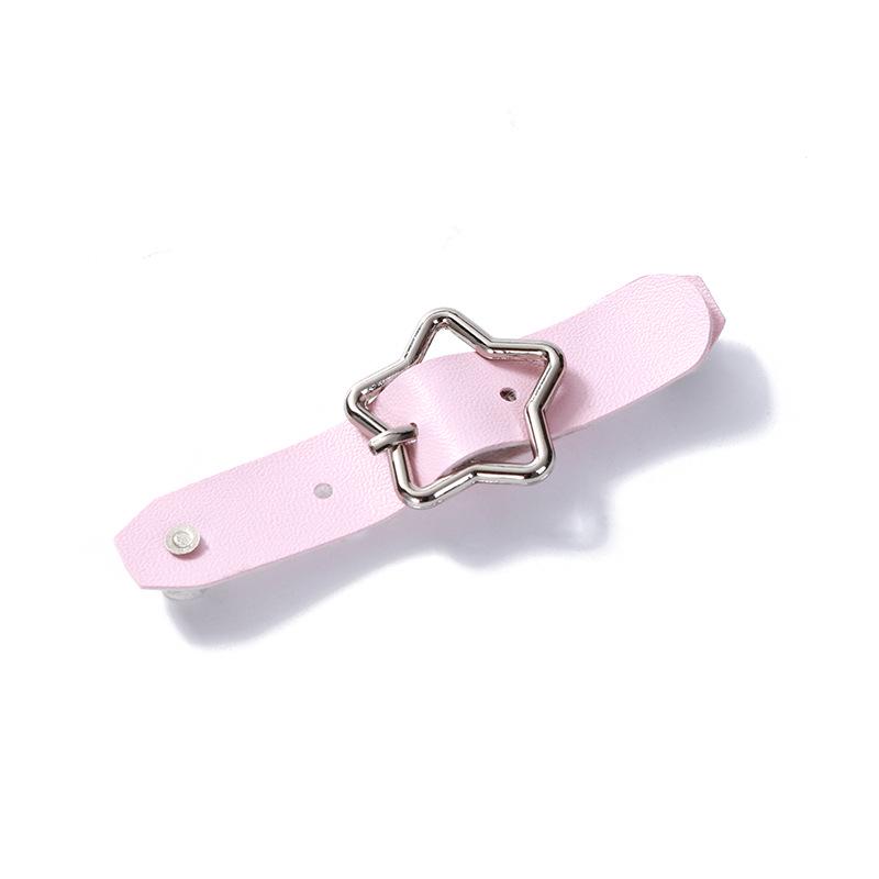 

Регульований ремінь зі штучної шкіри у формі серця з квітковою пряжкою та ґудзиками без пришивання для спідниці JK