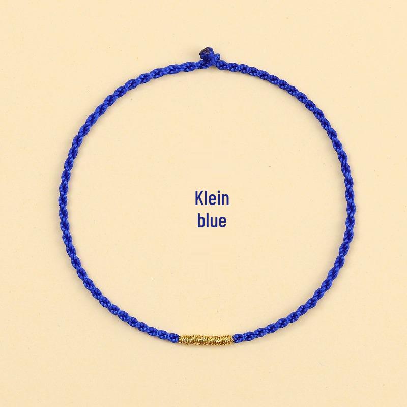 Handmade Unisex Red Rope Bracelet: Customizable with Beads, DIY Birth Year Anklet, Perfect Gift for Best Friends