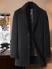 Men's Mid-Length Woolen Coat - Autumn/Winter Suit Collar Business Casual