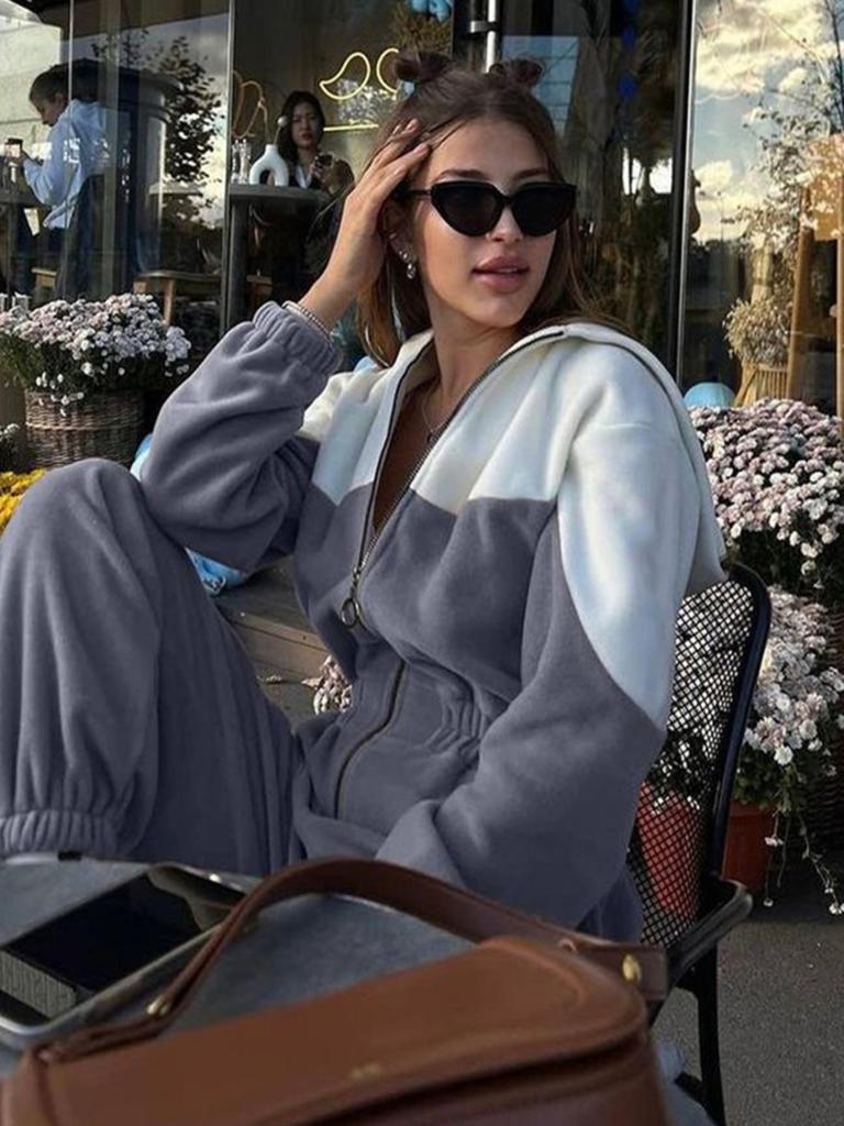 Women's Jumpsuit Casual Contrast Color Jumpsuit
