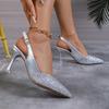 Fashion 2025 Summer Classics Women's Slingbacks High Heels Pointed Toe Thin Heels Buckle Strap Pumps for Fashion Dress Party Sandals