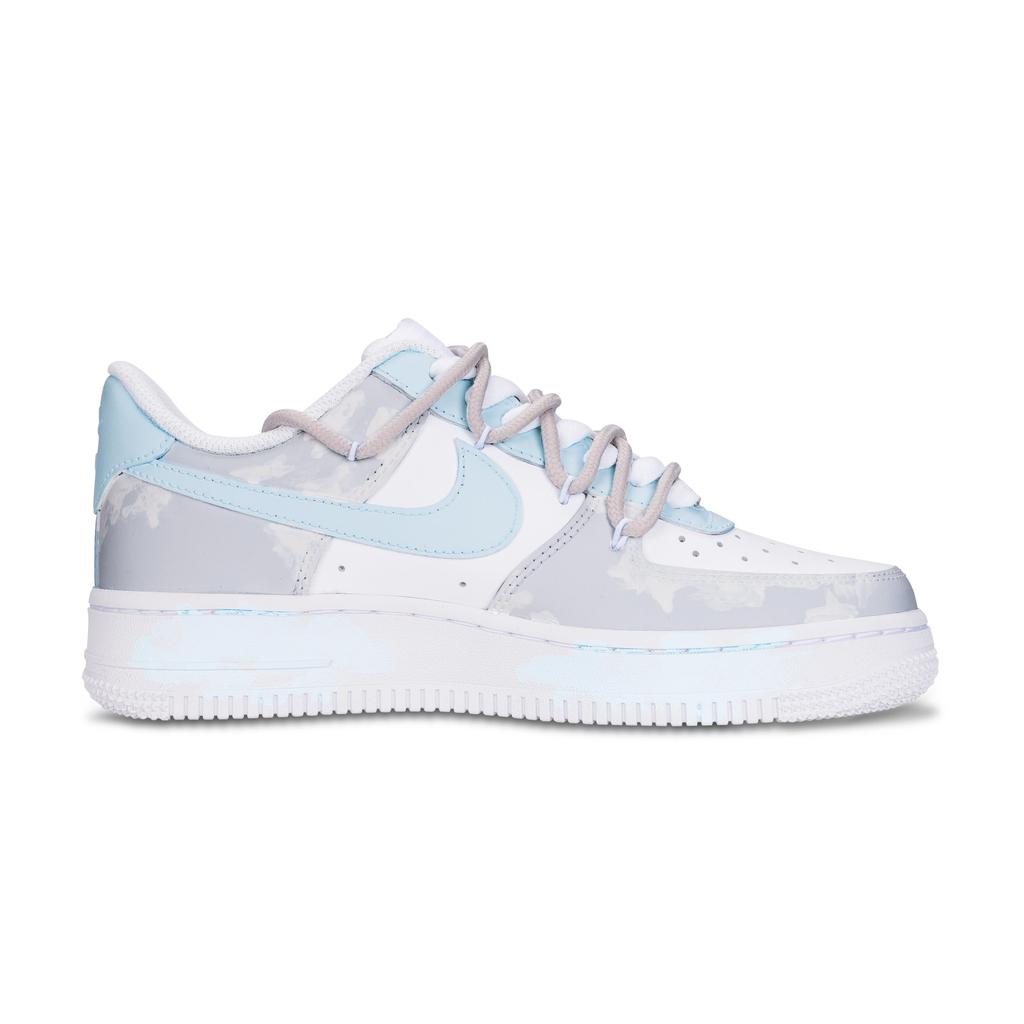 Nike Air Force 1 Love With One Stone Slip Resistant Abrasion Resistant Low top Skateboard Shoes Unisex Gray DD8959-100(Team969  BOX 2)