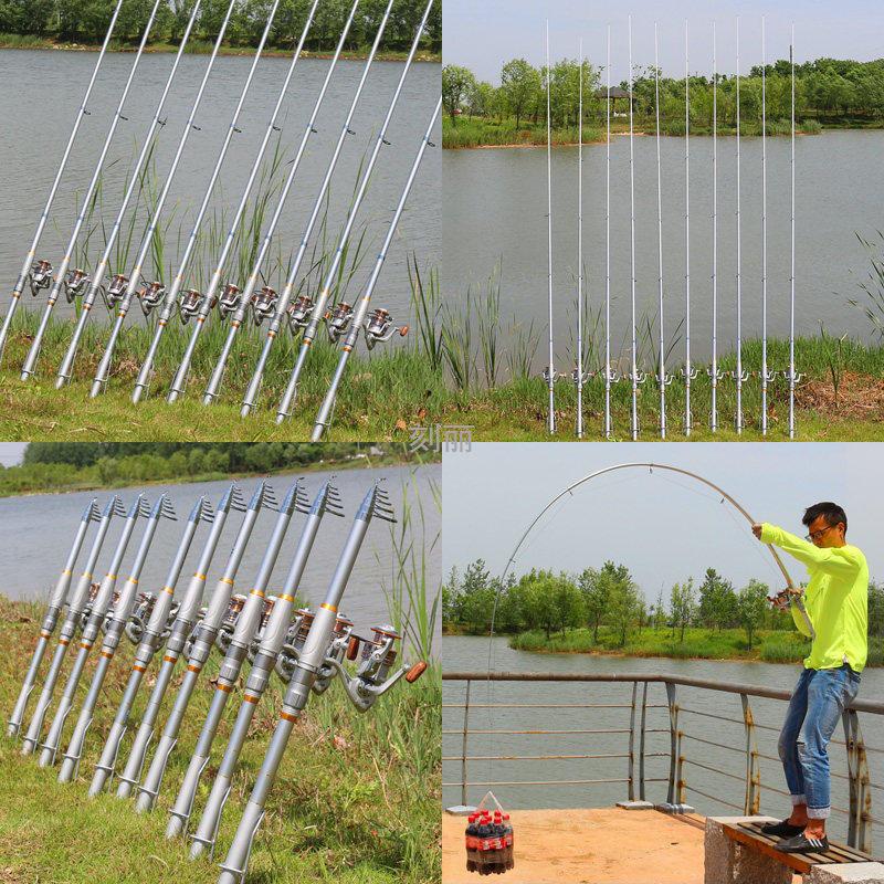 Ensemble de cannes à pêche en mer ultra-fines en fibre de carbone