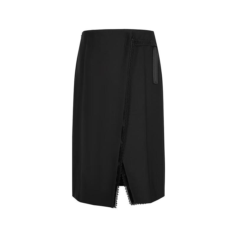 JNBY Women's Slit Ruffled Midi Skirt