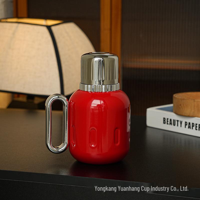 316 Stainless Steel Portable Insulated Teapot with Titanium Plating and Tea-Water Separation, Large Capacity for Stewing