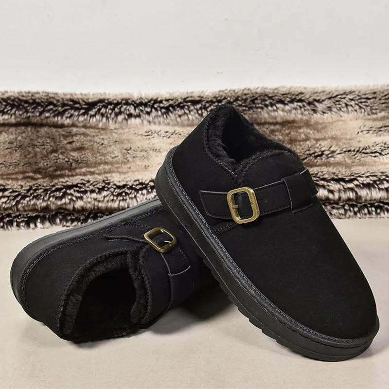 Fashion SyfIyno Boots Man Booties Men Slip-on Low Tops Trendy All-match Hard-wearing Winter Boot Classic Casual Young New Arrival