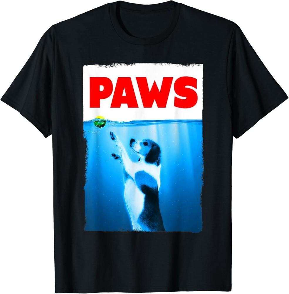 

Paws Jaws Dog And Tennis Ball For Men For Women Dog Lovers Gifts Unisex T-Shirt 2XL