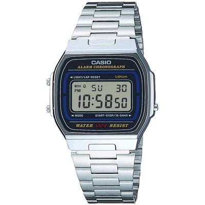 Casio Wristwatch Collection A164WA-1QJH Mens Silver