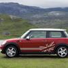 2 Stück Autoaufkleber Flaggenstil Seitenstreifenaufkleber für Mini Cooper R56 R57 R58 R50 R52 R53 R59 R61 R60 F60 F55 F56 F54