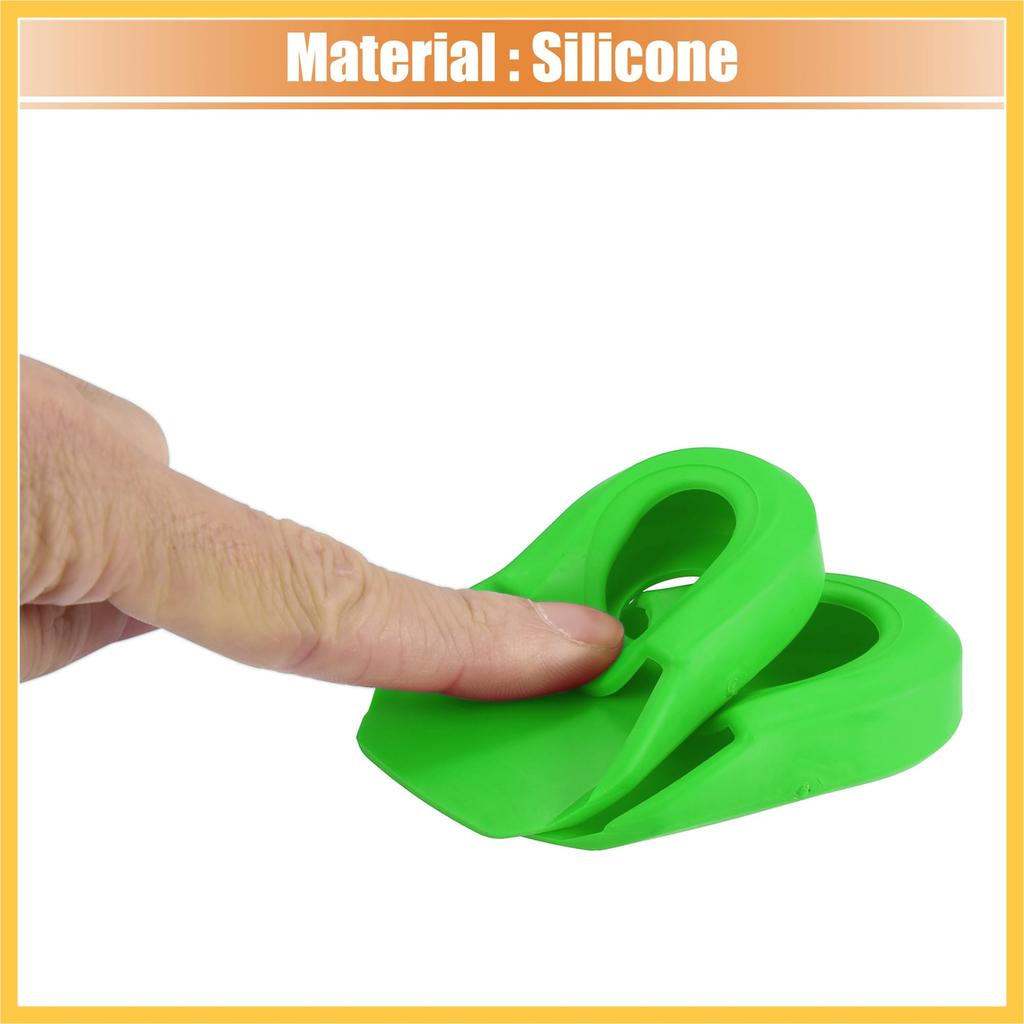 BULLSPANN 2pcs Soft Plastic Bicycle Cycling Crank Boot Protector Mountain Bike Sleeve Crank Arm Cover Protection Green