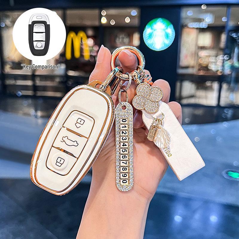 High-End Personalized Protective Shell for FAW Hongqi H7 Key - Stylish Unisex Design