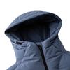 Anta Solid Color Hooded Zipper Versatile Casual Down Jacket Men Outerwear 952547901-6