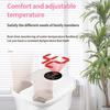 Portable Foot Spa Bath Massage Machine 8 Roller Feet Washing Tub Relieve Fatigue Foot Tub Intelligent Thermostat + Touch Button