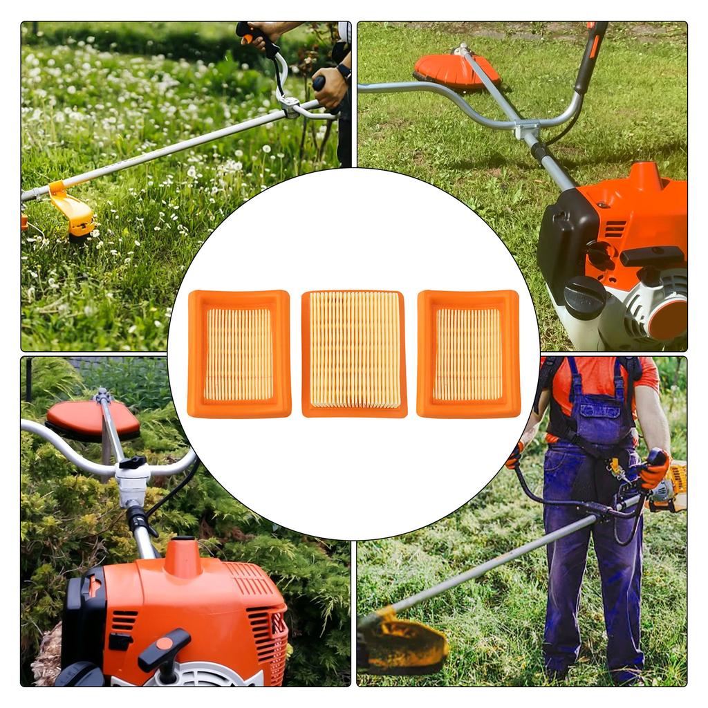 3pcs Air Filter Set for FS120 FS200 FS250 For FS300 FS350 FS380 FS400 For FS450 FS480 BT120 To Prolong Equipment Lifespan