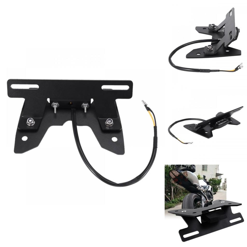 Stylish Suzuki Gsxr600 Gsxr750 Motorcycle Short Tail License Plate Frame Lightweight Material
