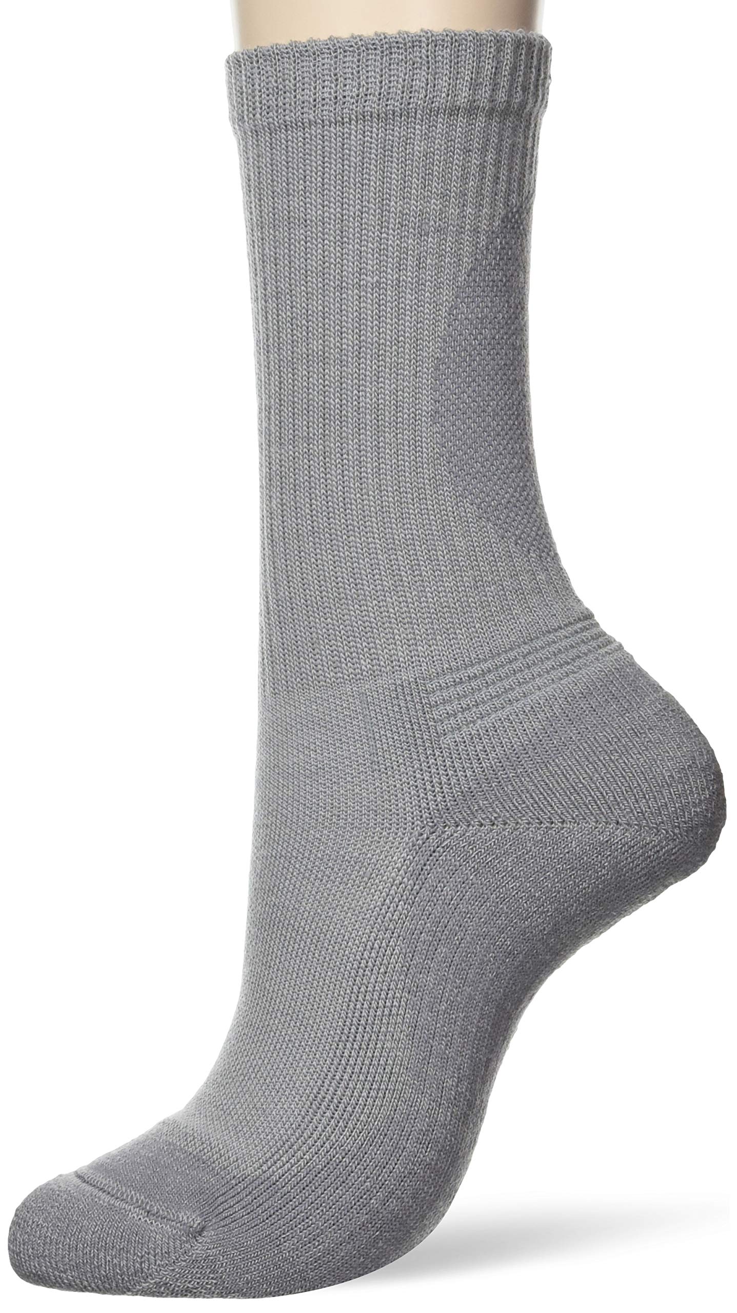 

[Mizuno] Outdoor Travel & Walking Wear Dry Vector Medium-Weight Merino Wool Socks B2JX0205 Women s Gray Free Size