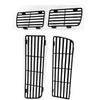 A Set of 4 Pieces Front Reflector Indicator Signal Light Grille Cover for VW Golf Vento Jetta MK3 GTI VR6