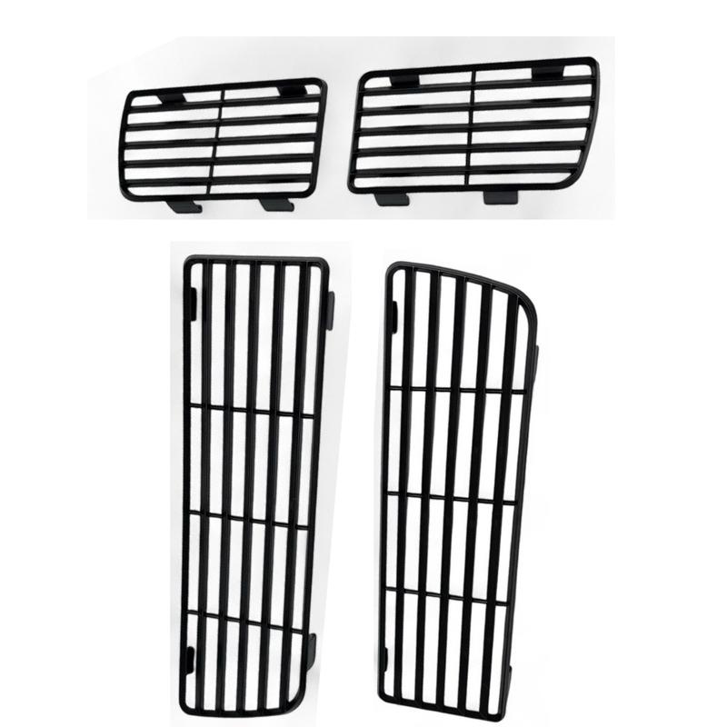 A Set of 4 Pieces Front Reflector Indicator Signal Light Grille Cover for VW Golf Vento Jetta MK3 GTI VR6