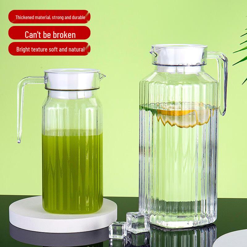 PC Acrylic Striped Hot/Cold Beverage Pitcher