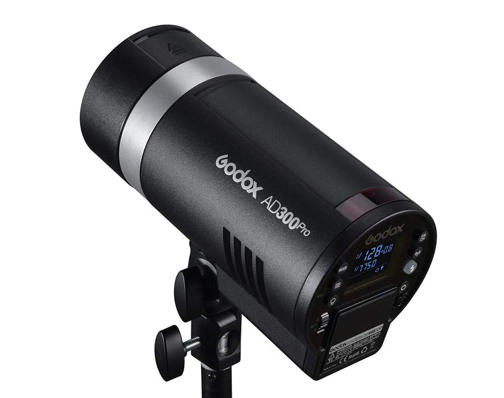 Godox AD300Pro Flash TTL Approximately 320 Full Second Recycle Second 12W Modeling Brightness Levels Strobe, 300W, 2.4G Wireless, Flashes, 0.01-1.5
