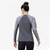 Mizuno Women's Thermal Charge Breath Thermo Shirt (Long Sleeve) for Sports and Running, J2MAC703, Quicksilver
