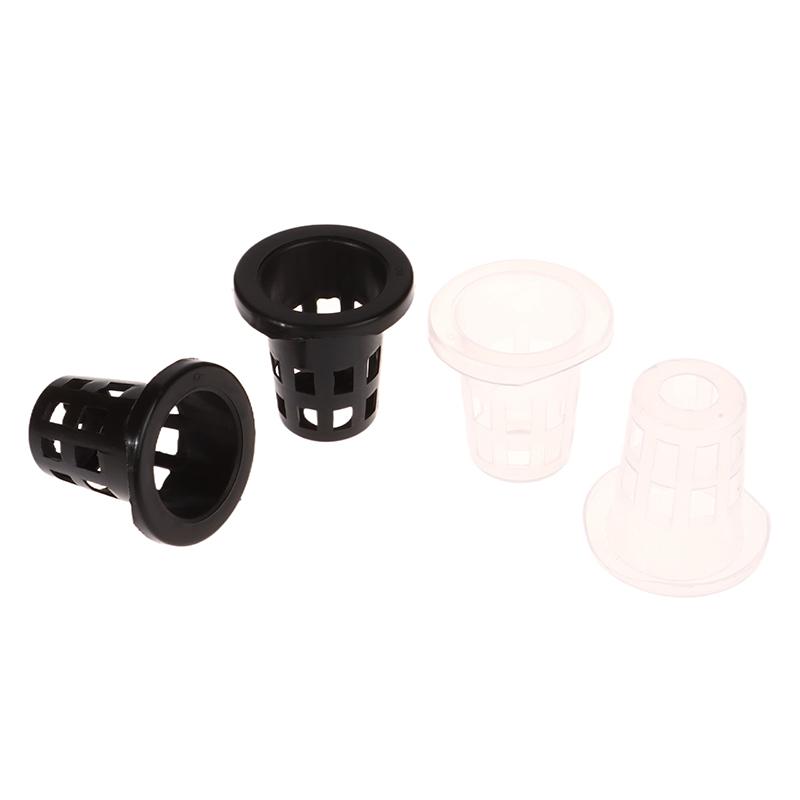 50Pcs Plastic Vegetable Net Cups Slotted Mesh Soilless Culture Vegetables Pots Hydroponic Equipment Deepening Planting Basket