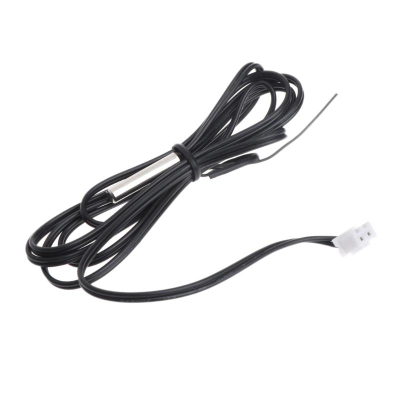 DC 4-28V Precision Dual Display Digital Termometer NTC Vattentät metallsond